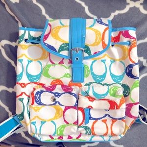 Coach purse backpack